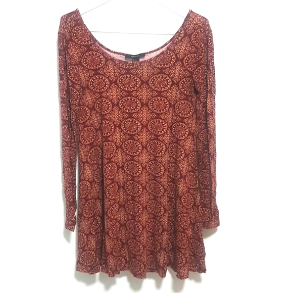 Forever 21 Medallion Print Trapeze Dress - Picture 5 of 9